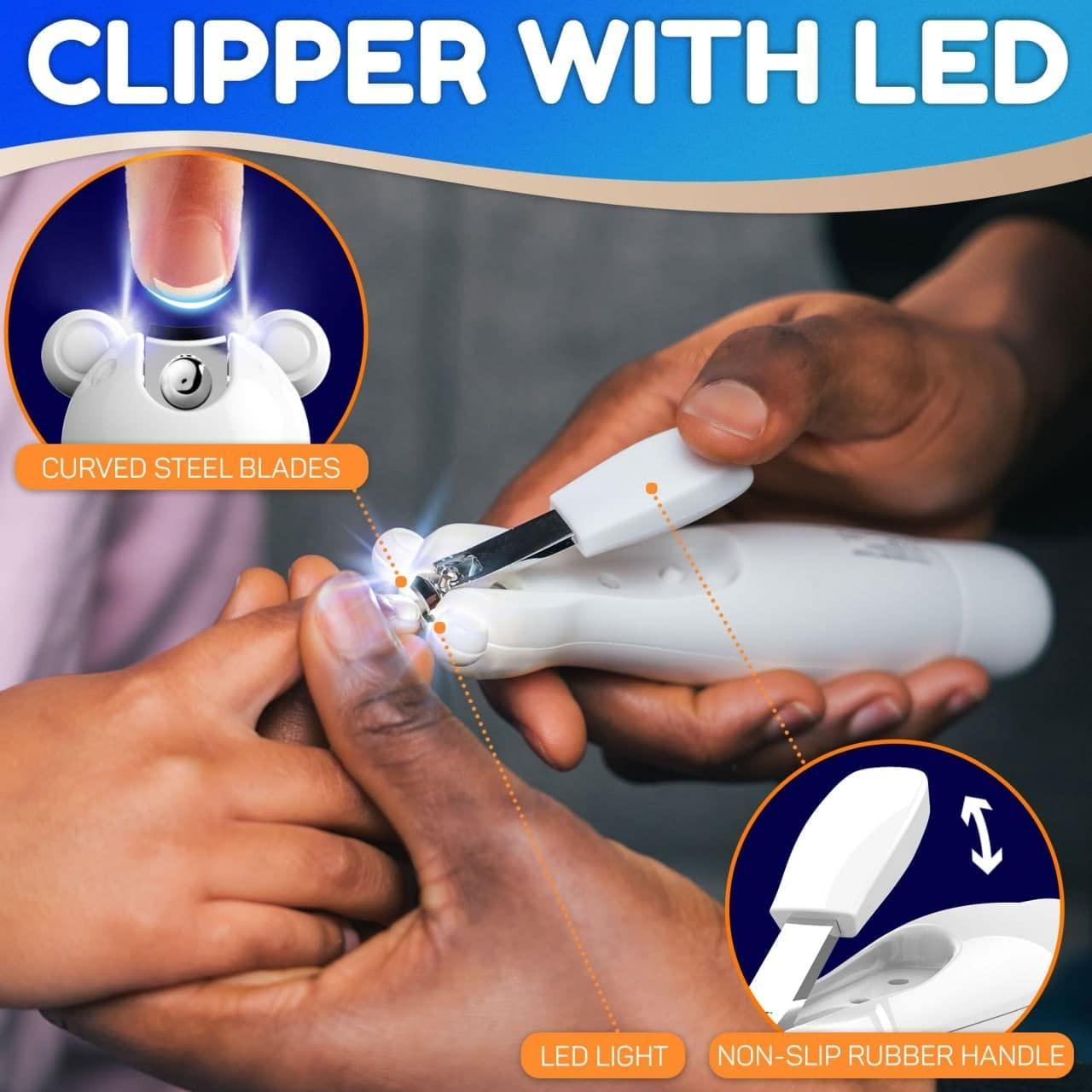 Baby Nail Trimmer Electric (Rechargeable) Baby Nail Clippers & File
